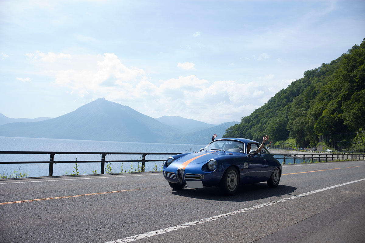 L1000174 歴代のアルファ ロメオが集った、初夏の北海道恒例のクラシックカーラリー『トロフェオ・タツィオ・ヌヴォラーリ』